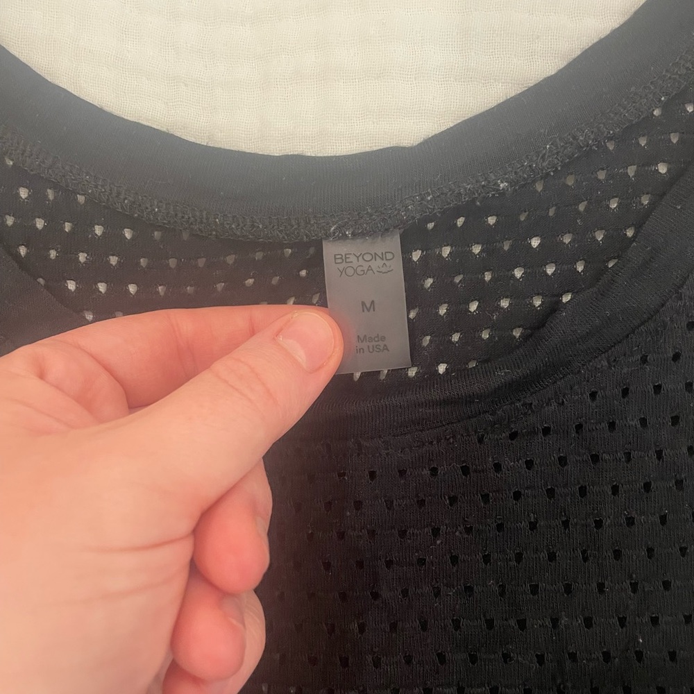 Beyond Yoga Black Tank, Size Medium